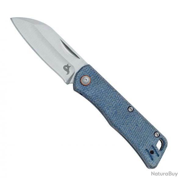 Couteau "Teeny", Manche micarta bleu [BlackFox]