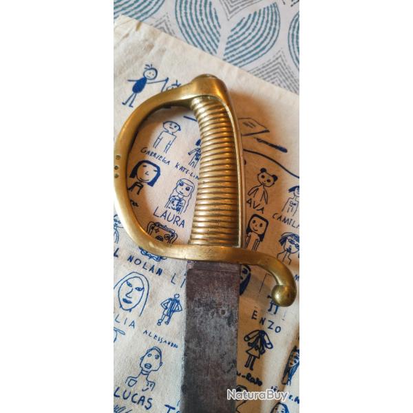 Sabre Briquet 1er Empire Modle An XI 1810/1812 Klingenthal Coulaux Frres