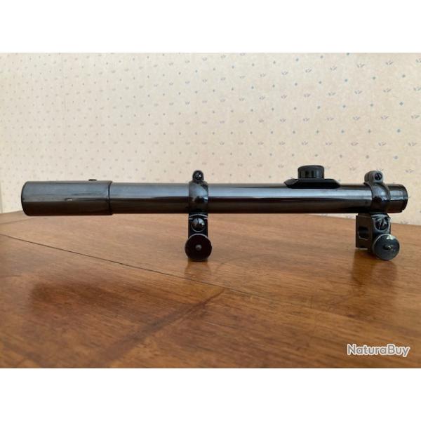 Lunette Allemande Wetzlar M.S.W. 2 3/4 x18 en acier avec montage DISKOP drivable pour rail de 11 mm