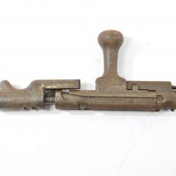 Culasse de fusil gras, tête modifiée chasse. Ressort extracteur présent