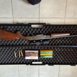 Carabine remington 7600  35 whelen plus point rouge aimpoint h34