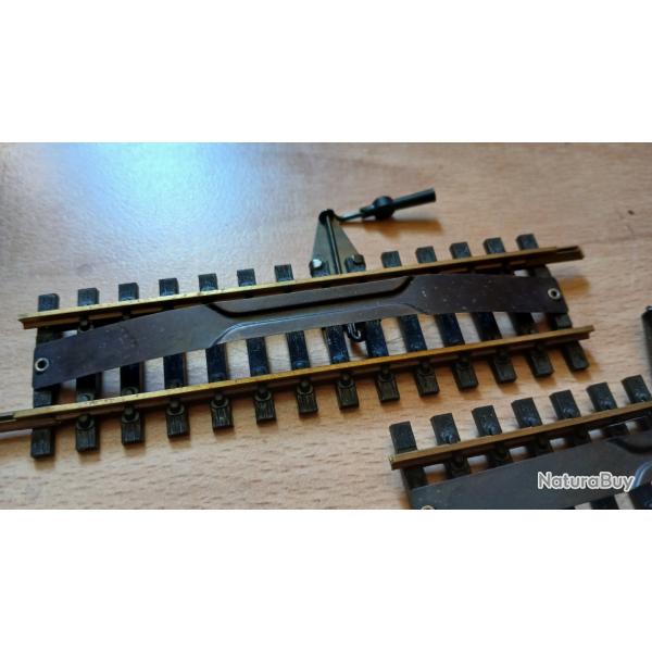 Lot rail de dcroche HO Fleischmann manuel