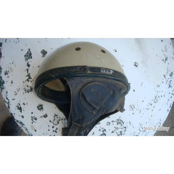 CASQUE DE MOTO ANCIEN