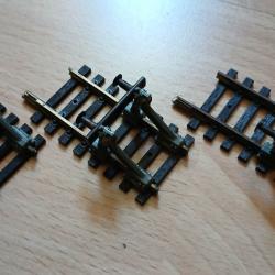Lot rail heurtoir HO Fleischmann