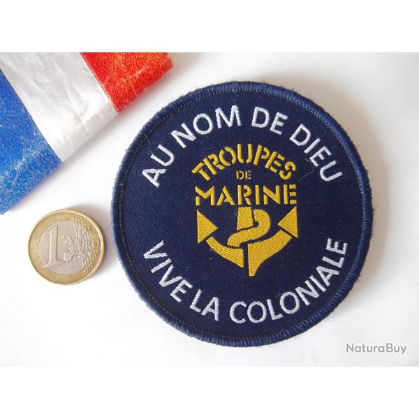 cusson collection troupe marine coloniale insigne tissu