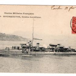 CPA - Marine Militaire Française -M.B.196 MOUSQUETON. Contre-torpilleur - N°3182