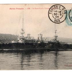 CPA - Marine Française -Le Saint-Louis, Cuirasse d´Escadre- N°3159