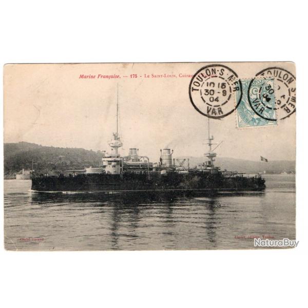 CPA - Marine Franaise -Le Saint-Louis, Cuirasse dEscadre- N3159