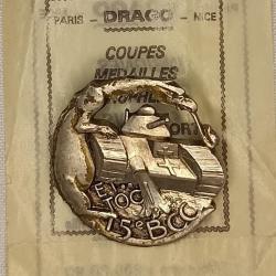 Insigne 15ème Bataillon de Char de Combat France 40 WW2