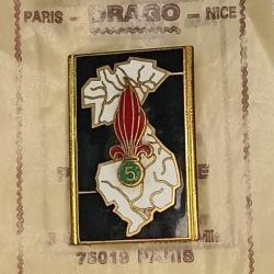 Insigne Légion 5ème REI guerre d'Algérie