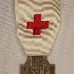 Médaille société Française de Secours aux Blessés guerre 14/18
