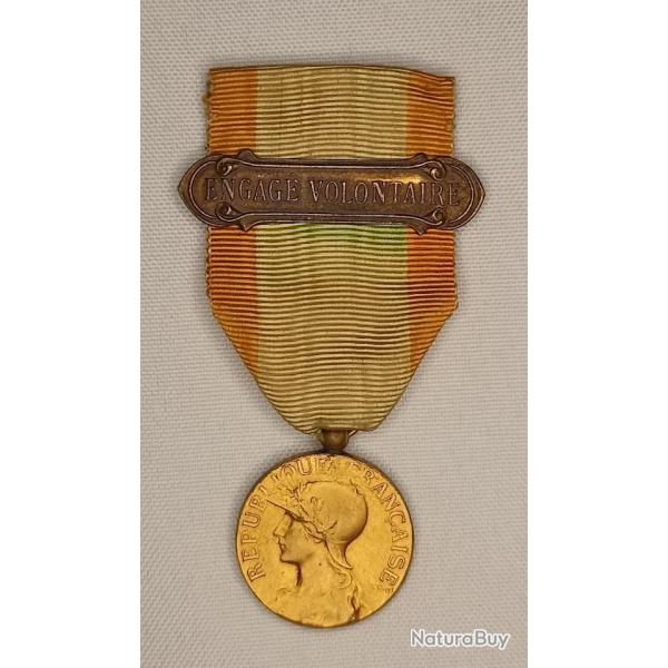 Mdaille et agrafe Engag Volontaire annes 30/40