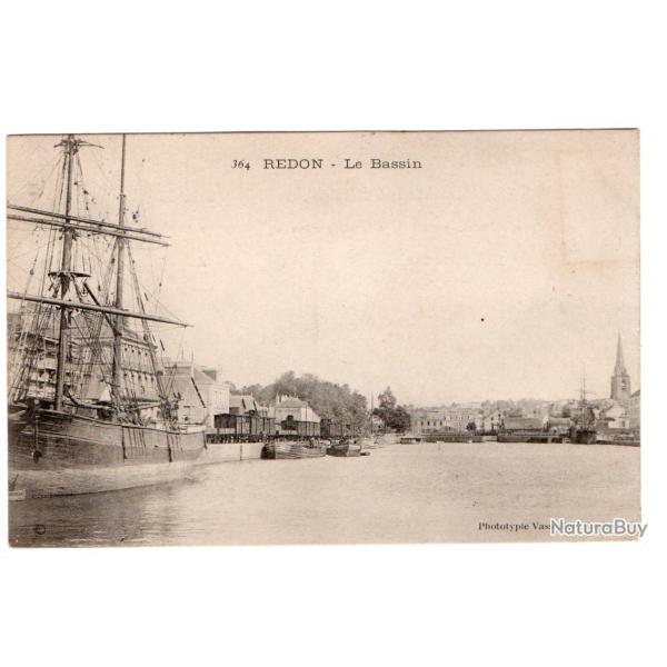 CPA - Marine - REDON - Le Bassin N3181