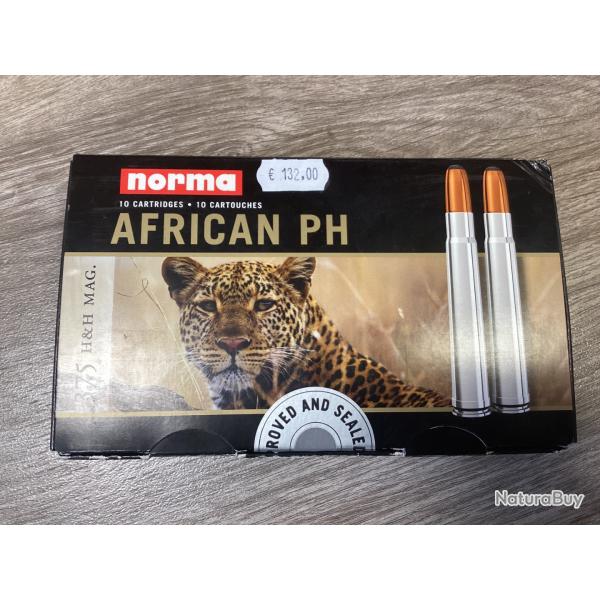 Norma african PH 375 H&H mag 22.7gr