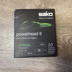 Sakho Powerhead II Barnes TTSX calibre 300win mag 11,7g 180gr