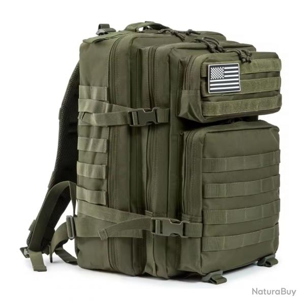 Sac  Dos Tactique 45L Grande Capacit - Sac Randonne 3 Jours, Camping, Trekking, Militaire, Chasse
