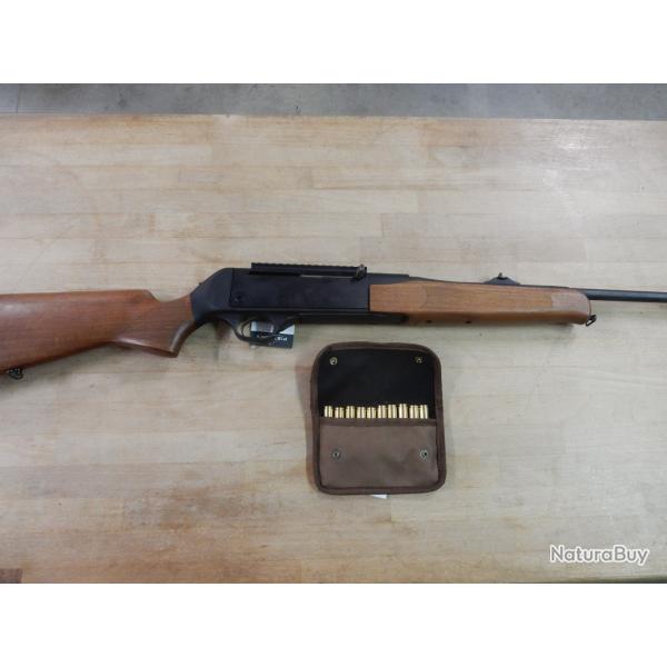 CARABINE SEMI AUTO HAENEL SLB 2000 + CAL. 300 WM + POCHETTE AVEC 10 BALLES PARFAIT ETAT OCCASION