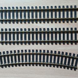 Lot 3 rails HO Fleischmann