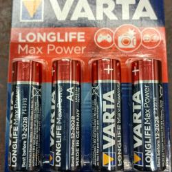 piles VARTA AA 1.5V LR6 LONGLIFE (x4)