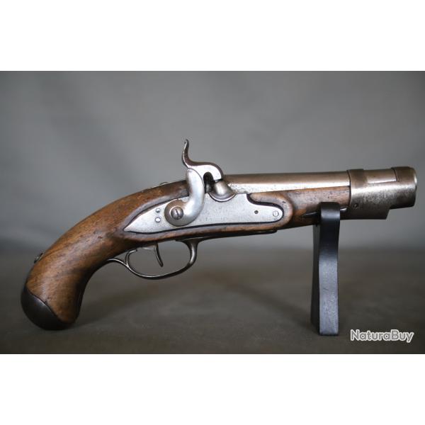 Pistolet de gendarmerie modle An IX en version civile - France, dbut 19me sicle