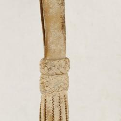 DRAGONNE EN BUFFLE BLANC POUR SABRE DE CAVALERIE GENDARMERIE MODELE 1822 - FRANCE XIXè France Très b