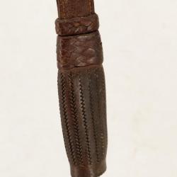 DRAGONNE EN CUIR POUR SABRE D'INFANTERIE MODELE 1882 - FRANCE XIXè France III eme Republique Très bo
