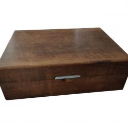 Belle grande boîte en bois pour réalisation de coffret de présentation d'armes