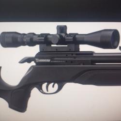 Carabine gamo arrow pcp 4.5 mm 19.9 joules et lunette 3-9x40 wr