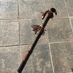 Ancienne canne à système origine africaine