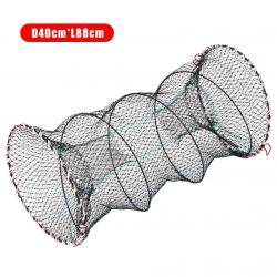 nasse Filet de pêche automatique renforcé 40x88cm, Cage à crevettes, 88cm