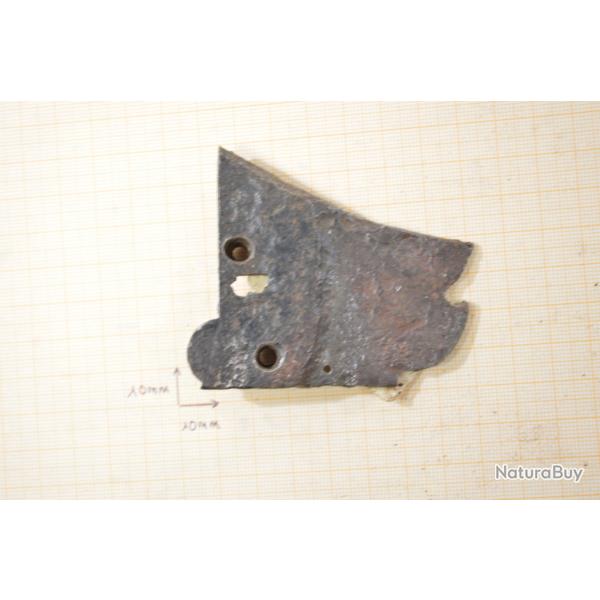 Portire / ct cache de pistolet lance fuse Allemand WW1 Hebel. Mauvais tat, pice de fouille