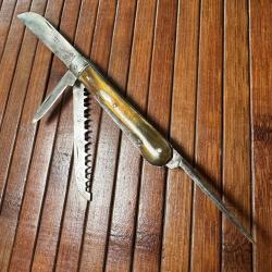 COUTEAU MULTILAMES BARGE 11 FRANCE THIERS 1867