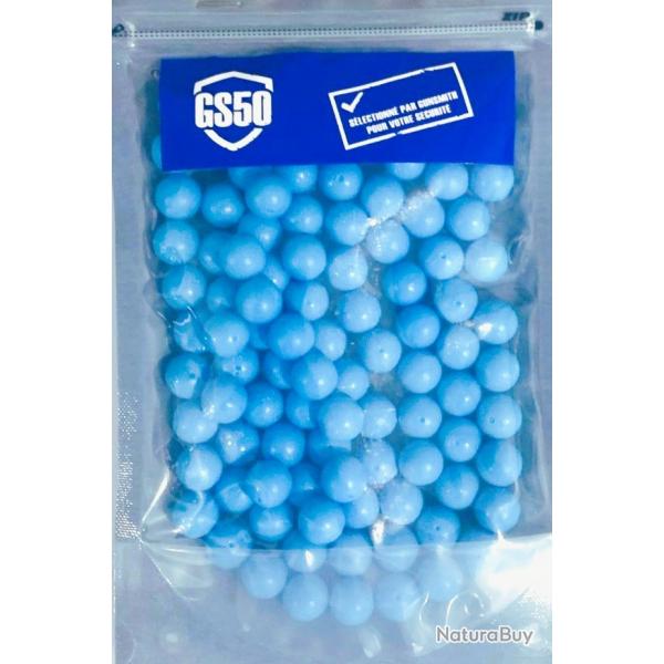GS50 Calibre .50 - Balles caoutchouc Sachet de 100 Billes conues spcialement pour le GS50