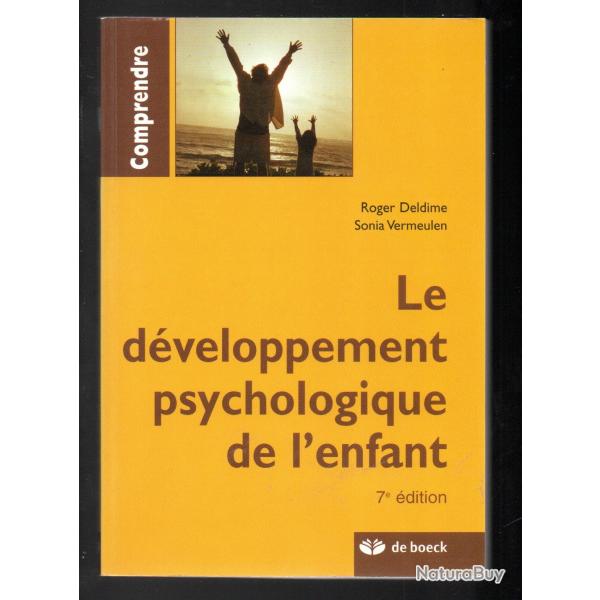 Le dveloppement psychologique de l'enfant roger deldime et sonia vermeulen