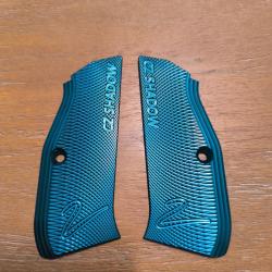 Plaquette CZ shadow 2 bleu