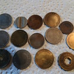 14 jetons taxiphone et lavage