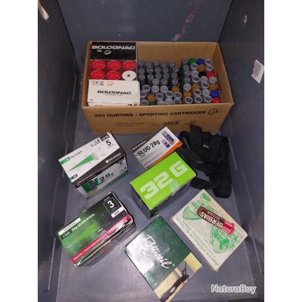 Munitions calibre 12