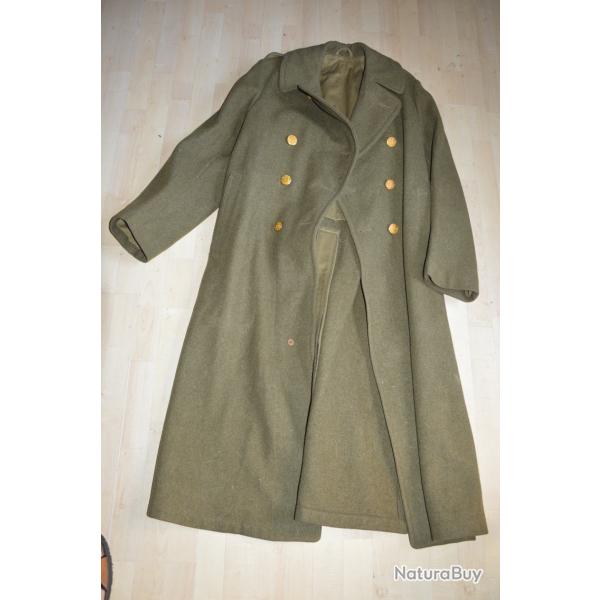 CAPOTE AMERICAINE GI'S 1938-LIBERATION-NORMANDIE-PROVENCE-ITALIE-VOSGES-ARDENNES-NOMINATIVE DATEE