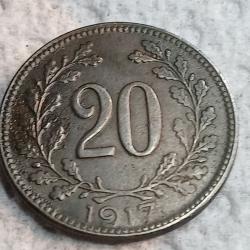 20 Hellers Charles 1er  1917 , Autriche