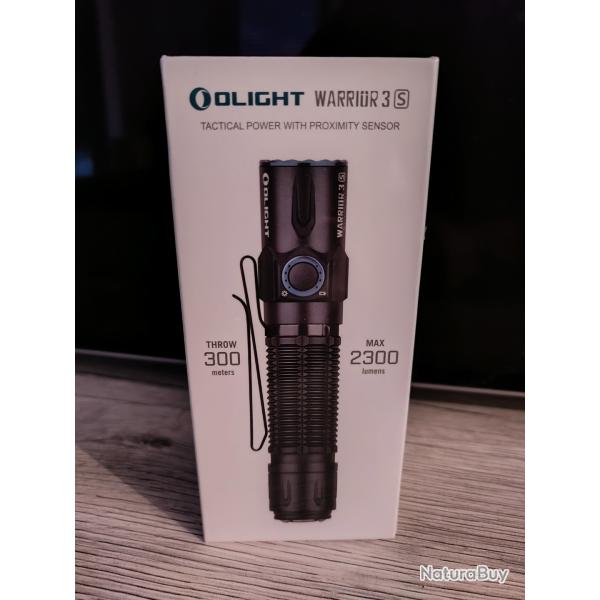 OLIGHT WARRIOR 3S - Lampe tactique puissante, rsistante et rechargeable