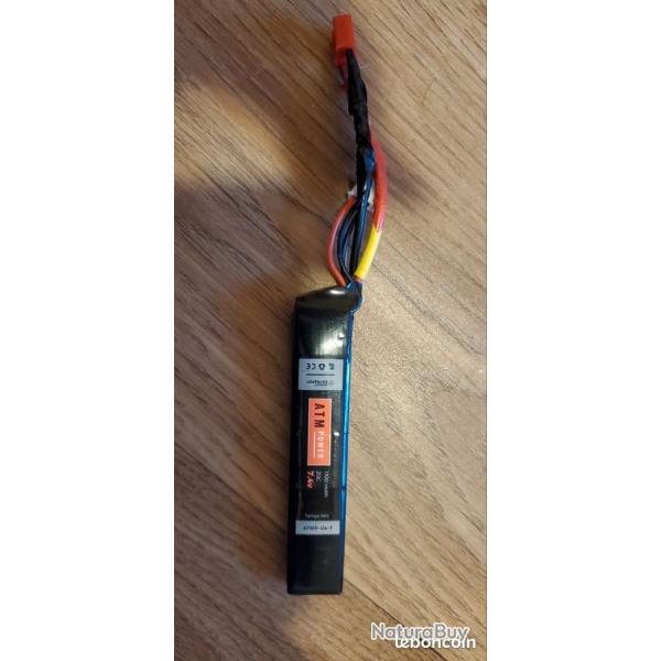 Batterie Lipo 1100 mAH 20C 7.4 V T-tdean
