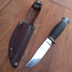 Joli Couteau SABATIER avec Étui en cuir