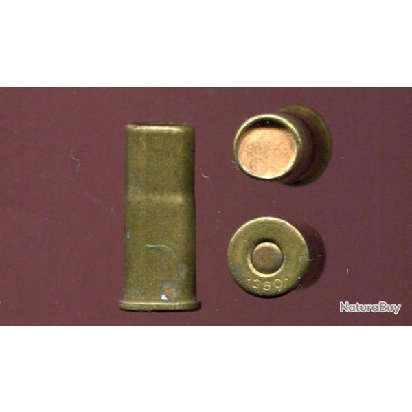 .380 Bull Dog -  grenaille - tui laiton de forme bouteill - marquage : 380