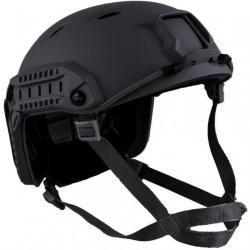 VERITABLE CASQUE FAST BALISTIQUE PARE BALLES NIVEAU IIIA TAILLE 54/59 NOIR + COUVRE CASQUE