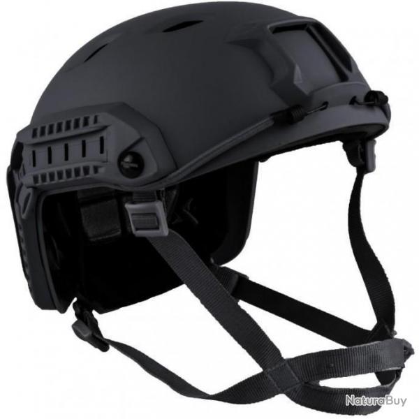 VERITABLE CASQUE FAST BALISTIQUE PARE BALLES NIVEAU IIIA TAILLE 54/59 NOIR + COUVRE CASQUE