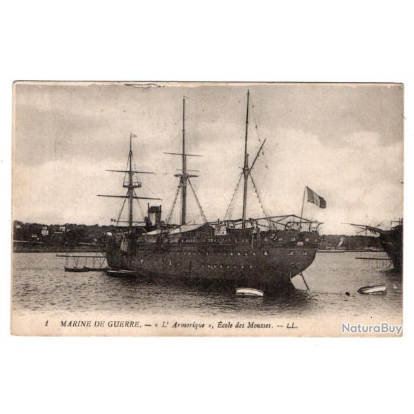 CPA - Marine Militaire - " MARINE DE GUERRE  " - L'Armorique cole des Mousses  N3451
