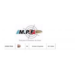 Ogives MPF Cuivrées 09 RN 95 Gr TMJE Ø 355 par 1000 en port gratuit