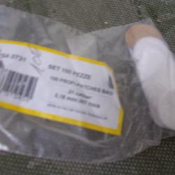 100 patchs Pedersoli calibre .31 épaisseur 0;18   mm
