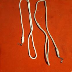 lot de 2 dragonnes réglementaires pour pistolets français