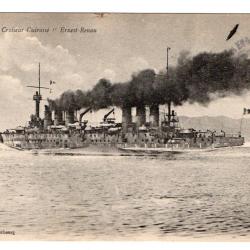 CPA - Marine Militaire - "Le Croiseur Cuirasse " Ernest- Reman N°3459